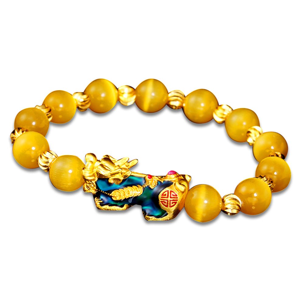 Kailash Way Citrine Piyao Wealth Abundance Bracelet