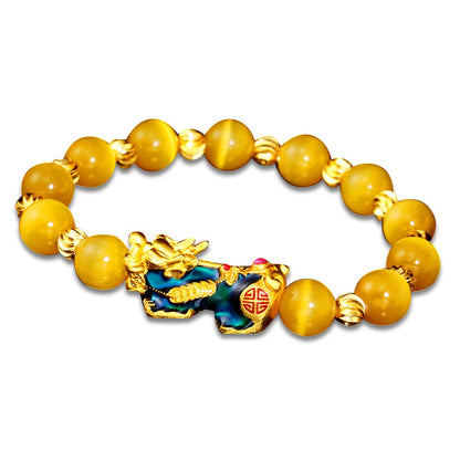 Kailash Way Citrine Piyao Wealth Abundance Bracelet