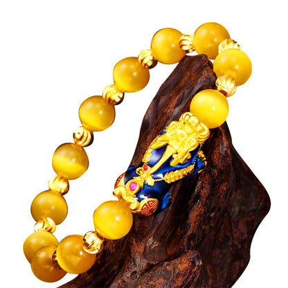 Kailash Way Citrine Piyao Wealth Abundance Bracelet