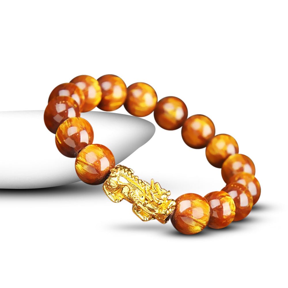 Kailash Way Tiger's Eye Pixiu Wealth Fortune Bracelet