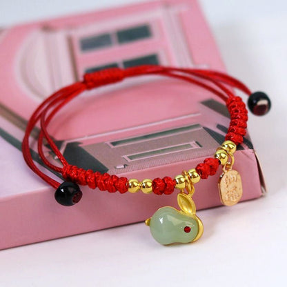 Kailash Way Jade Rabbit Prosperity Luck Bracelet