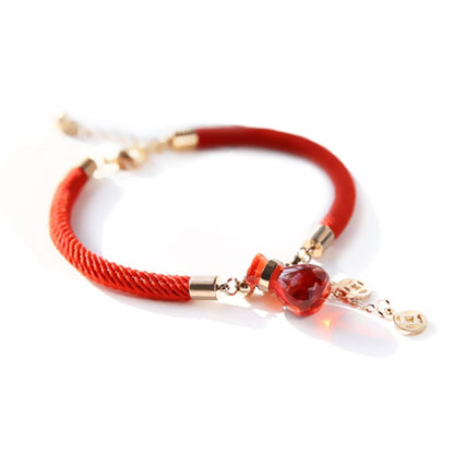 Kailash Way Red Money Bag Prosperity Luck Attraction Bracelet