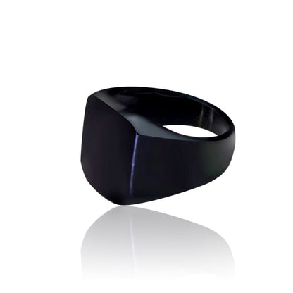 Kailash Way Black Onyx Shielding Energy Protection Ring