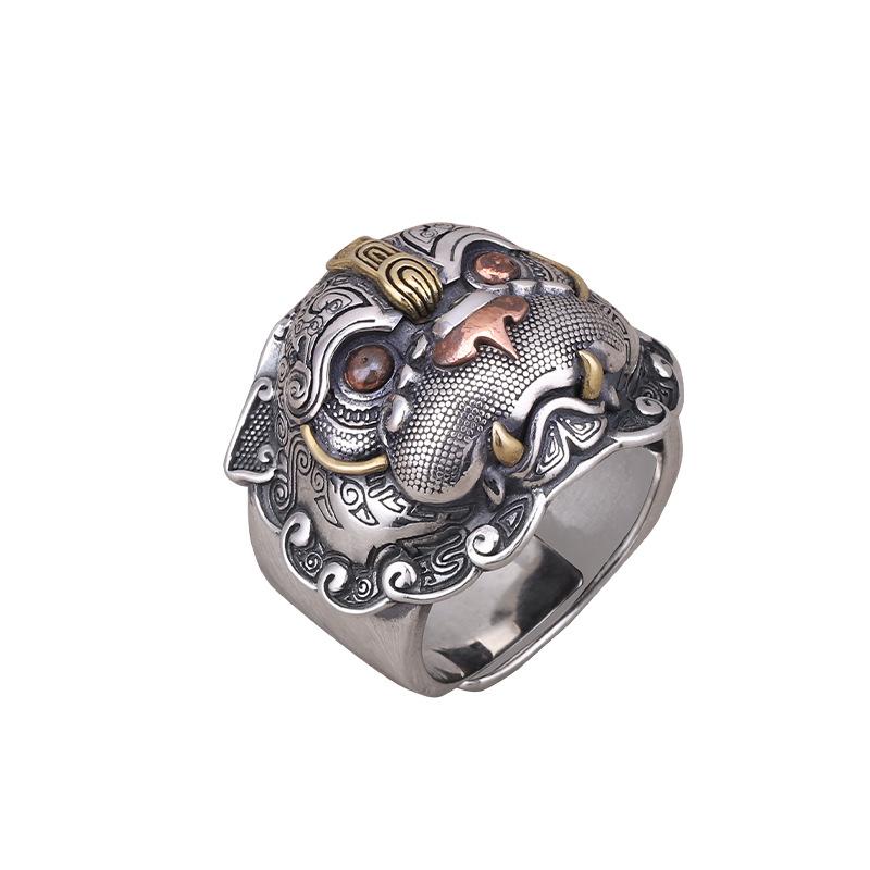 Kailash Way Adjustable Pixiu Prosperity Wealth Attraction Ring