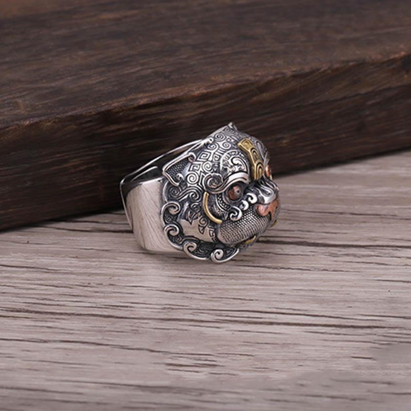 Kailash Way Adjustable Pixiu Prosperity Wealth Attraction Ring