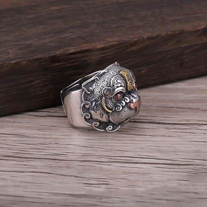 Kailash Way Adjustable Pixiu Prosperity Wealth Attraction Ring