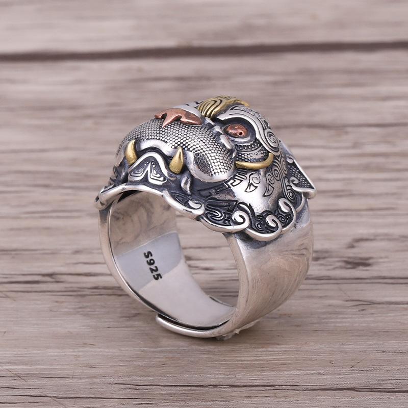 Kailash Way Adjustable Pixiu Prosperity Wealth Attraction Ring