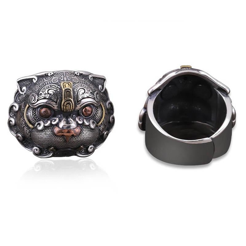 Kailash Way Adjustable Pixiu Prosperity Wealth Attraction Ring