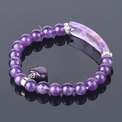 Kailash Way Amethyst Crystal Protection Inspiration Bracelet