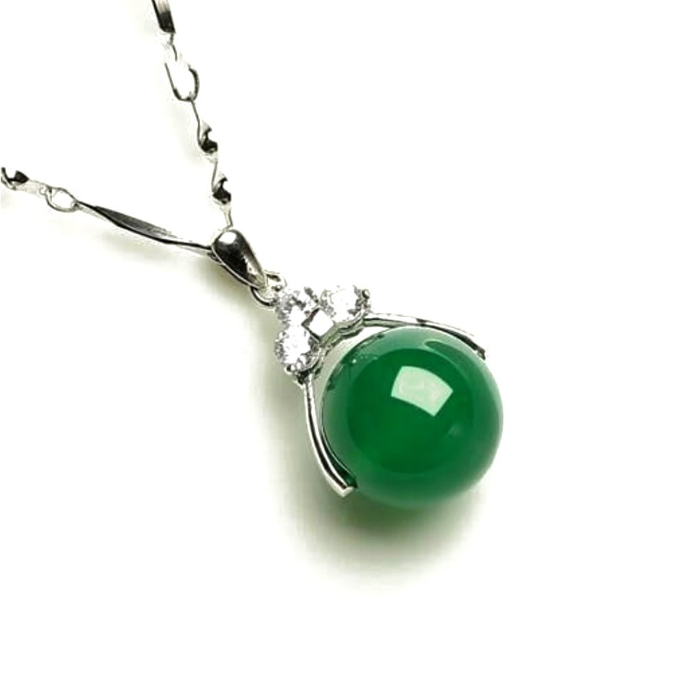 Kailash Way Green Jade Wealth Harmony Prosperity Necklace