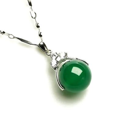 Kailash Way Green Jade Wealth Harmony Prosperity Necklace