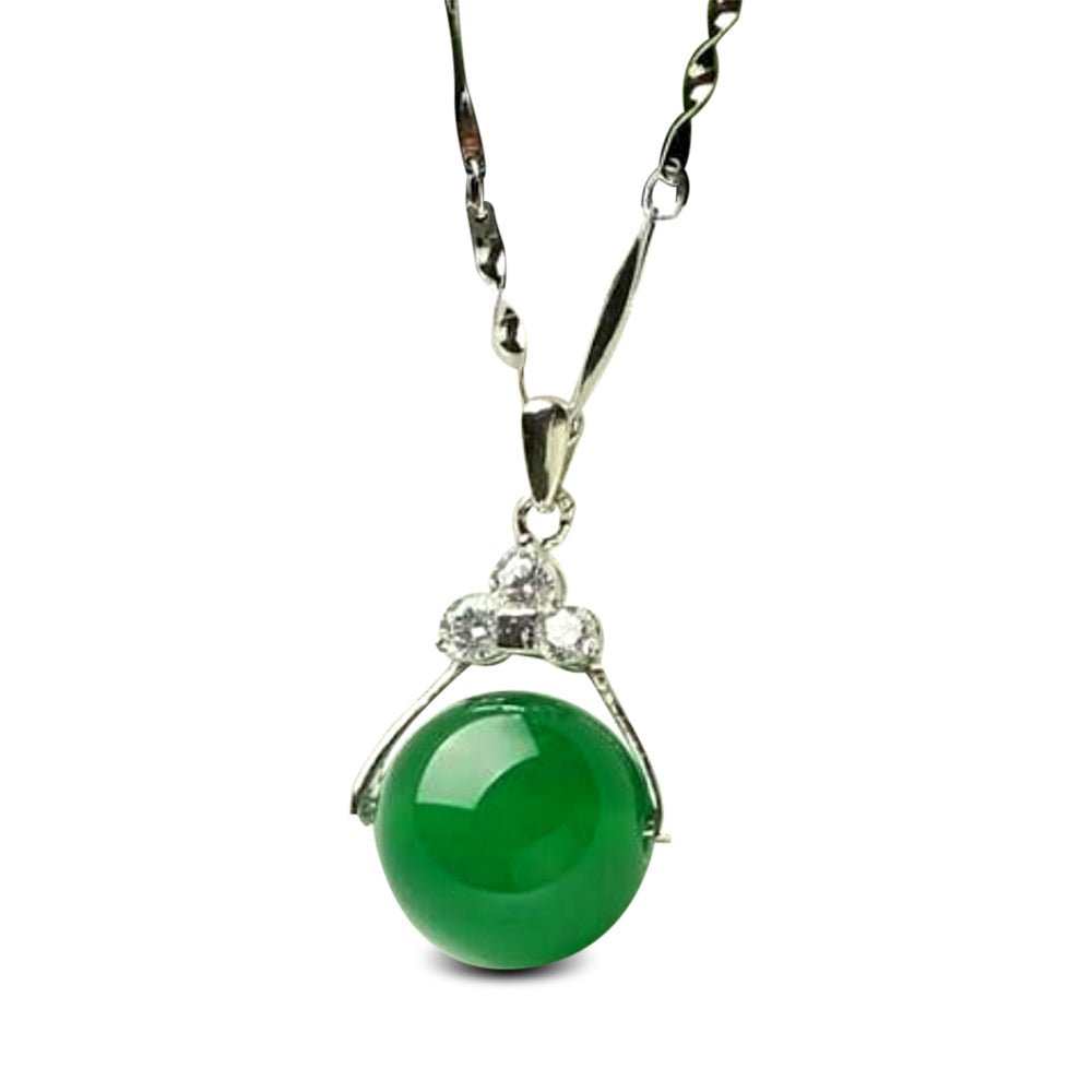 Kailash Way Green Jade Wealth Harmony Prosperity Necklace