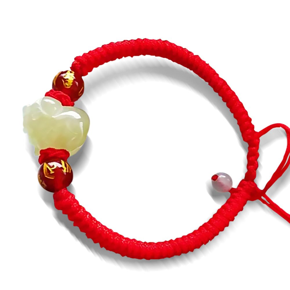Kailash Way Jade Pig Wealth Attraction Luck Bracelet