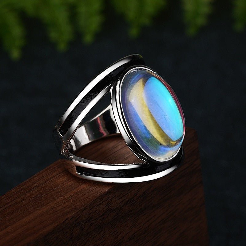 Kailash Way Moonstone Serenity Balance Energy Ring