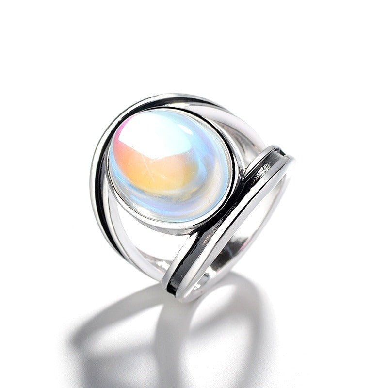 Kailash Way Moonstone Serenity Balance Energy Ring