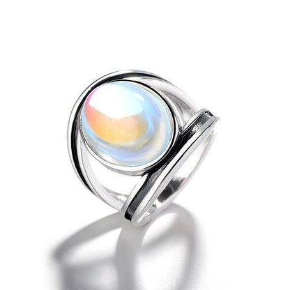 Kailash Way Moonstone Serenity Balance Energy Ring