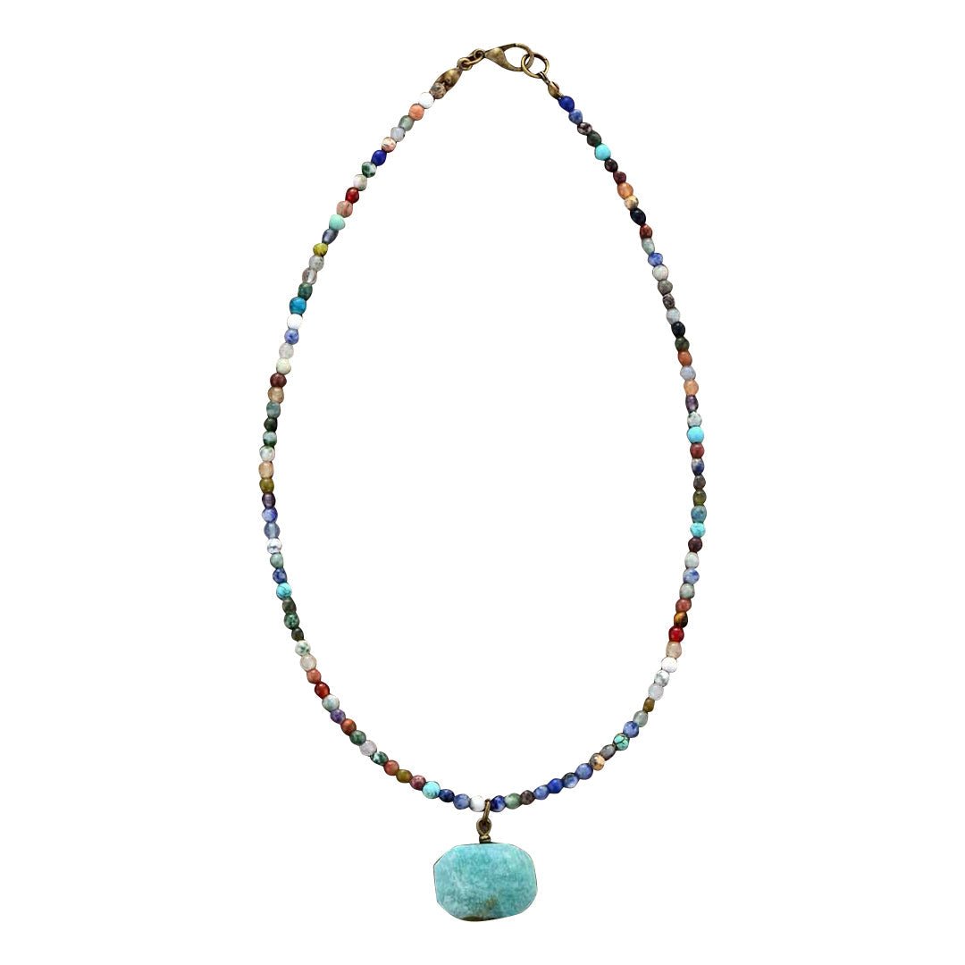 Kailash Way Amazonite Abundance Success Fortune Necklace