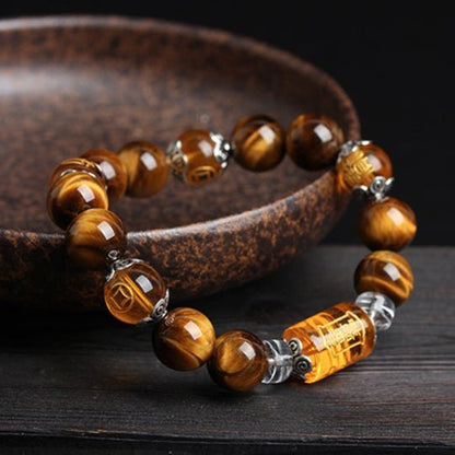 Kailash Way Tiger Eye Fortune Prosperity Protection Bracelet