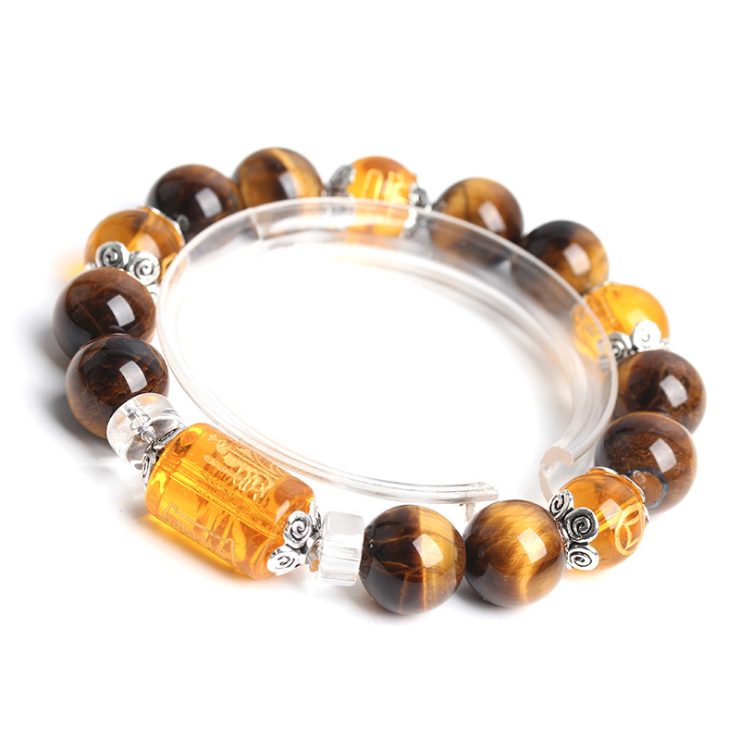 Kailash Way Tiger Eye Fortune Prosperity Protection Bracelet