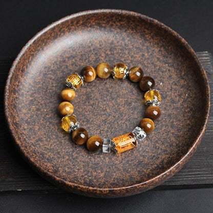Kailash Way Tiger Eye Fortune Prosperity Protection Bracelet