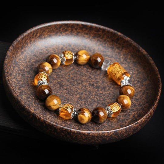 Kailash Way Tiger Eye Fortune Prosperity Protection Bracelet
