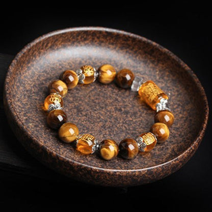 Kailash Way Tiger Eye Fortune Prosperity Protection Bracelet