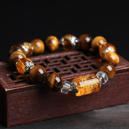 Kailash Way Tiger Eye Fortune Prosperity Protection Bracelet