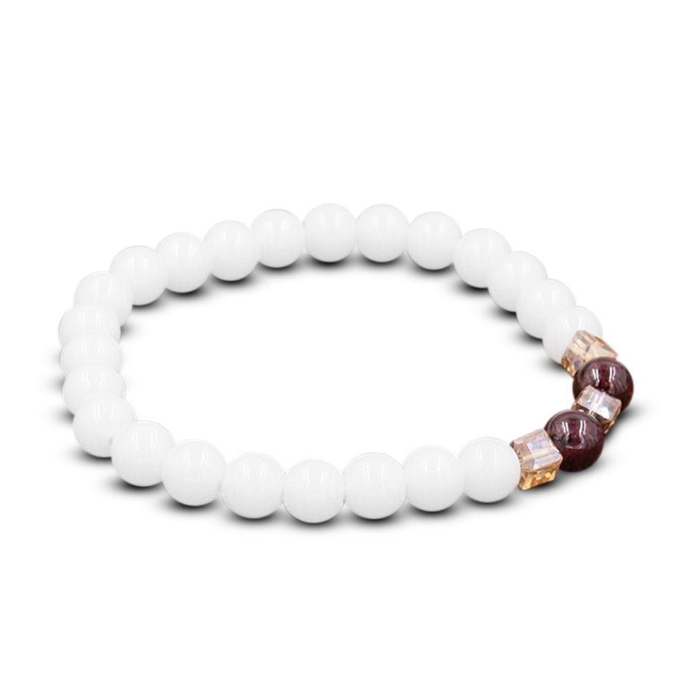Kailash Way White Chalcedony Harmony Positivity Bracelet