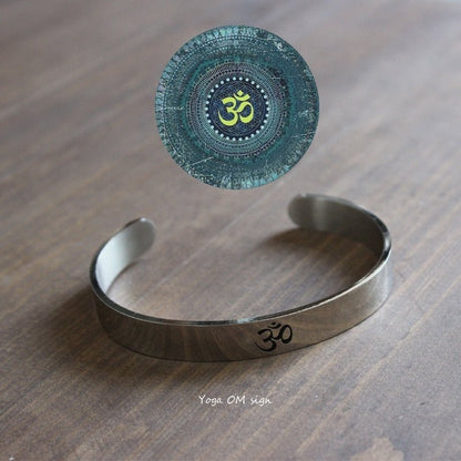 Kailash Way Black Om Mantra Unity Wisdom Bracelet