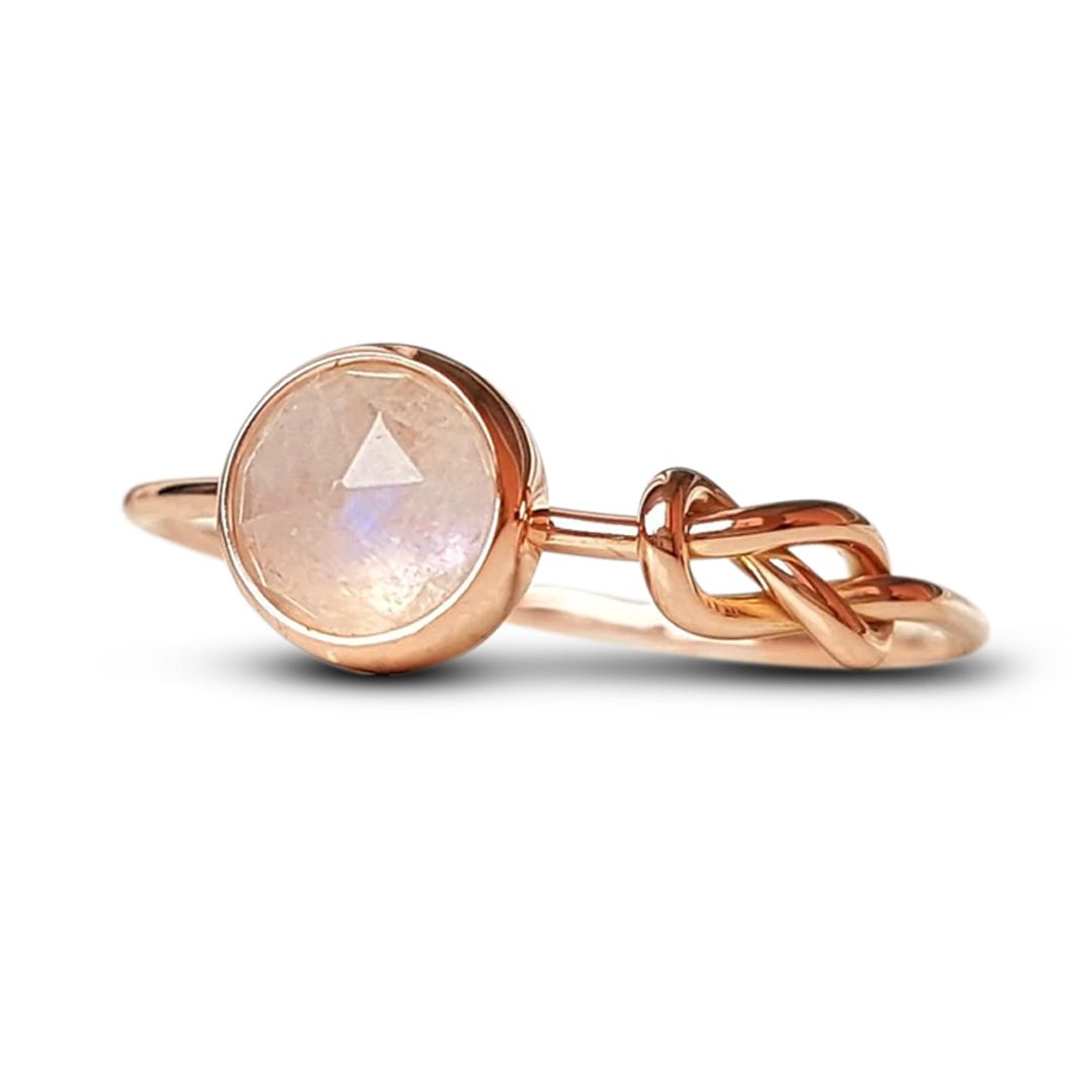 Kailash Way Pink Opal Infinity Hope Emotional Healing Ring