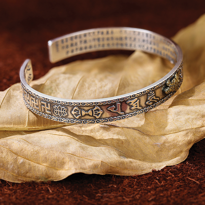 Kailash Way Gold Pixiu Prosperity Mantra Harmony Bangle
