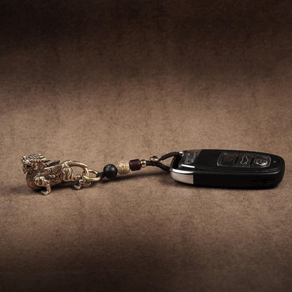Kailash Way Copper Pixiu Wealth Attraction Keychain