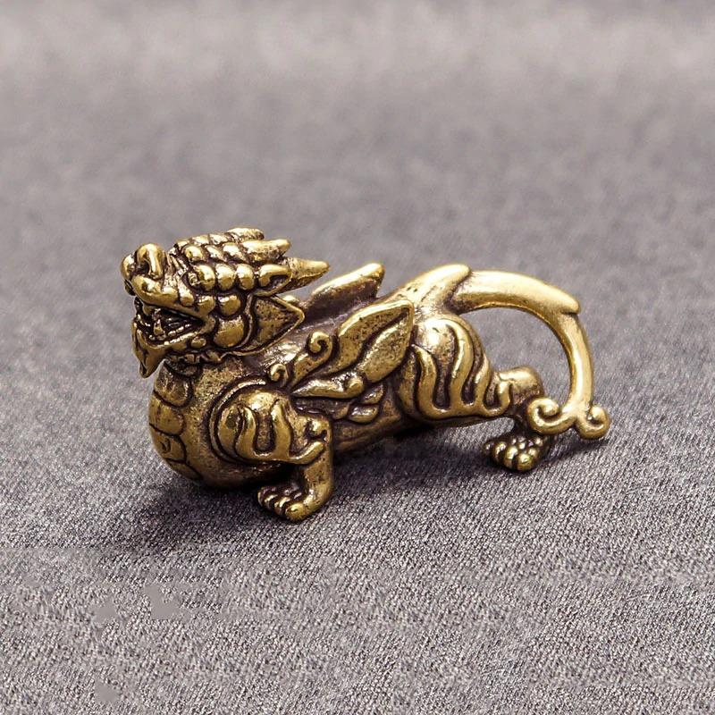 Kailash Way Copper Pixiu Wealth Attraction Keychain