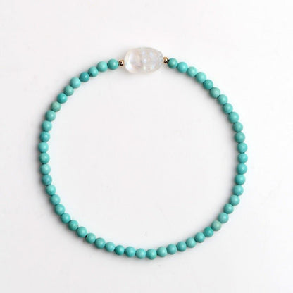 Kailash Way Moonstone Turquoise Pixiu Wealth Protection Bracelet