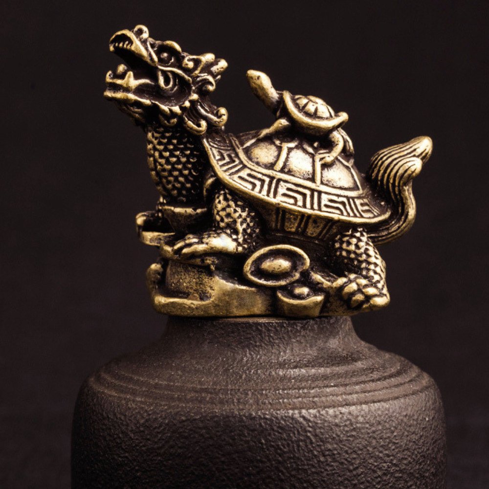 Kailash Way Fengshui Pixiu Turtle Prosperity Harmony Ornament
