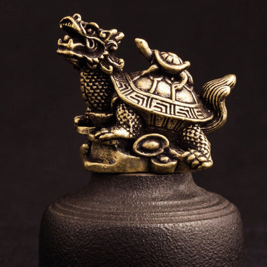 Kailash Way Fengshui Pixiu Turtle Prosperity Harmony Ornament