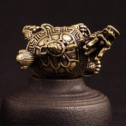 Kailash Way Fengshui Pixiu Turtle Prosperity Harmony Ornament