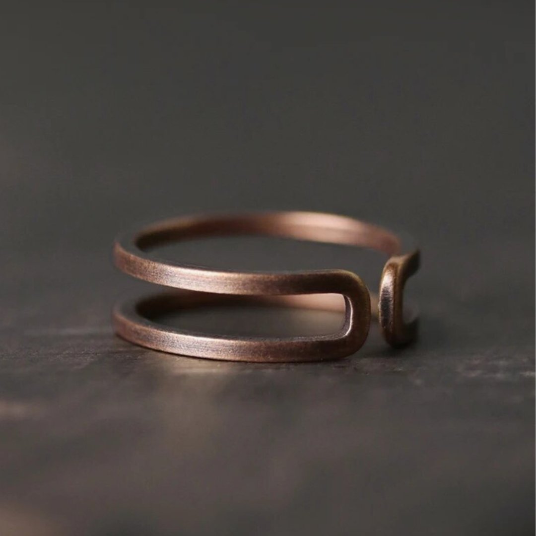 Kailash Way Pure Copper Healing Energy Balance Ring