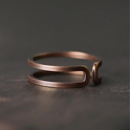 Kailash Way Pure Copper Healing Energy Balance Ring