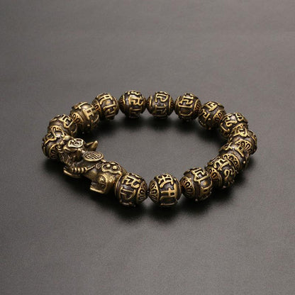 Kailash Way Copper Pixiu Wealth Protection Luck Bracelet
