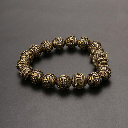 Kailash Way Copper Pixiu Wealth Protection Luck Bracelet