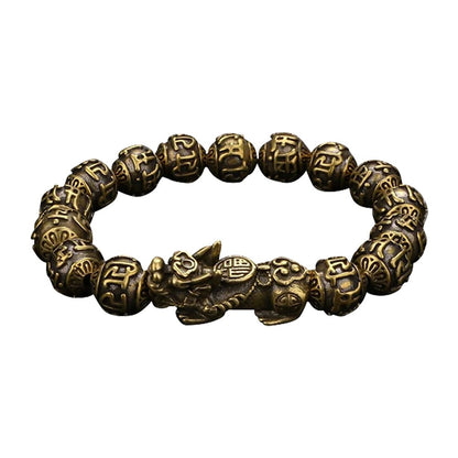 Kailash Way Copper Pixiu Wealth Protection Luck Bracelet