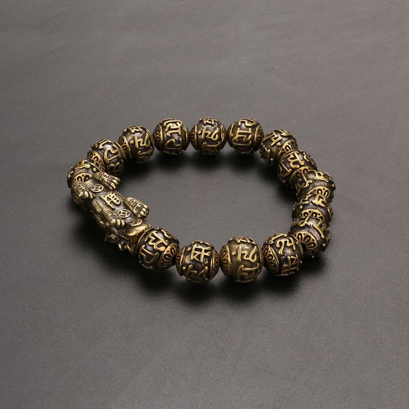 Kailash Way Copper Pixiu Wealth Protection Luck Bracelet