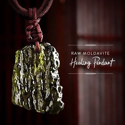 Kailash Way Moldavite Cosmic Balance Healing Pendant