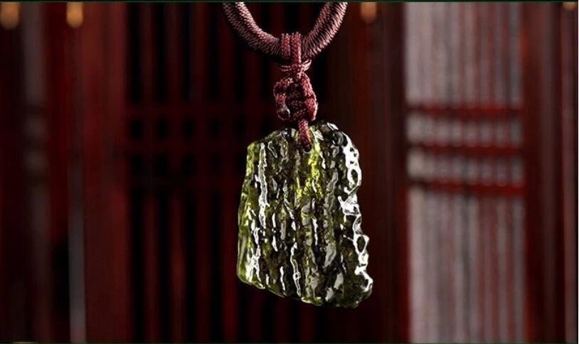 Kailash Way Moldavite Cosmic Balance Healing Pendant