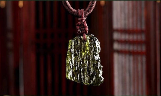 Kailash Way Moldavite Cosmic Balance Healing Pendant