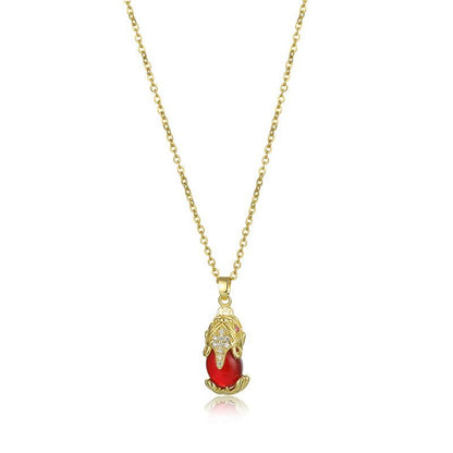 Kailash Way Garnet Pixiu Wealth Manifestation Necklace