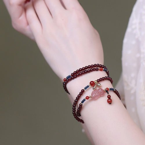 Kailash Way Garnet Love & Healing Multilayer Bracelet