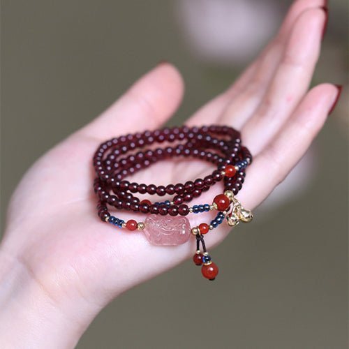 Kailash Way Garnet Love & Healing Multilayer Bracelet