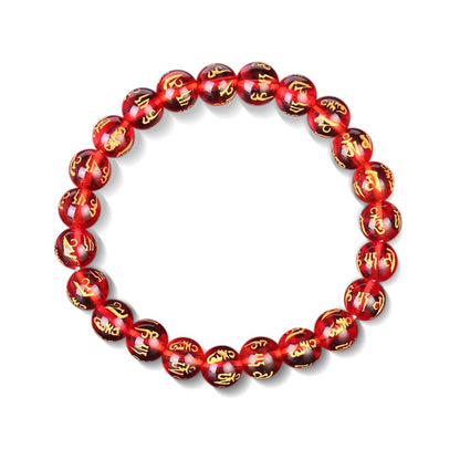 Kailash Way Red Mantra Harmony Luck Bracelet